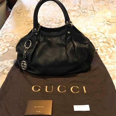 gucci sukey black|genuine gucci bags.